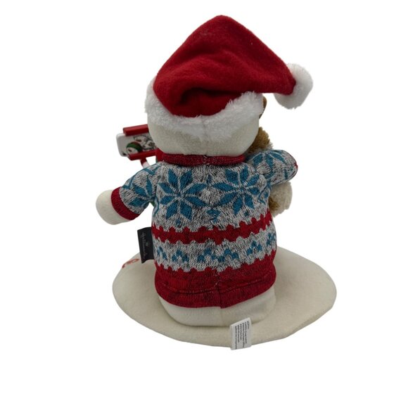 Hallmark 2020 Snowman Plush Figurine Family Selfie Christmas Decor - Picture 3 of 5